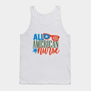 All American Nurse Tank Top